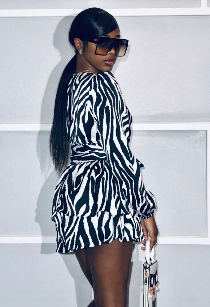 Jacey Trust These Stripes Romper